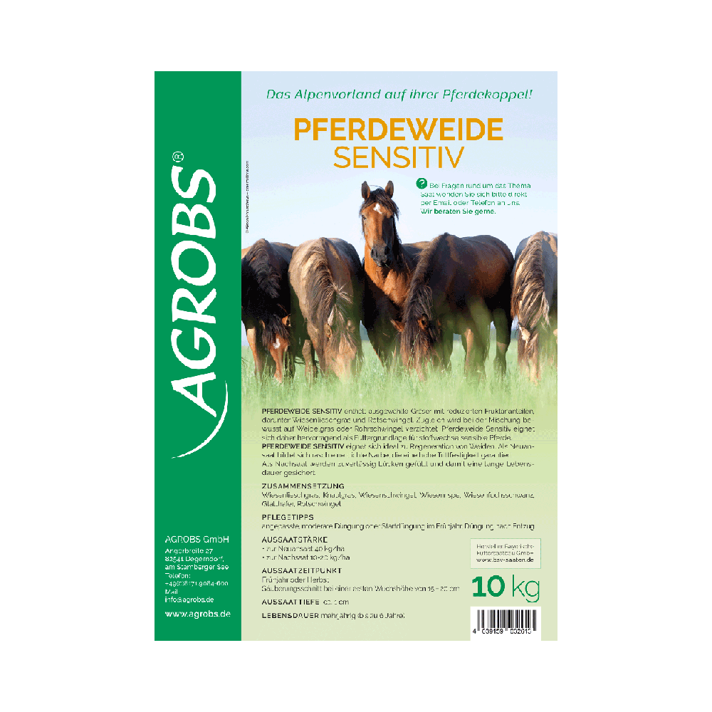 Saatgut Pferdeweide Sensitiv 10 kg