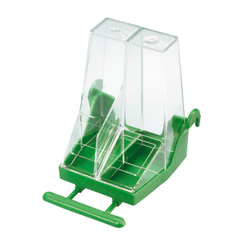 Eetbak "Self-Service" wit/groen