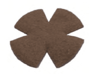 Nestmatje JUTE (10 stuks)